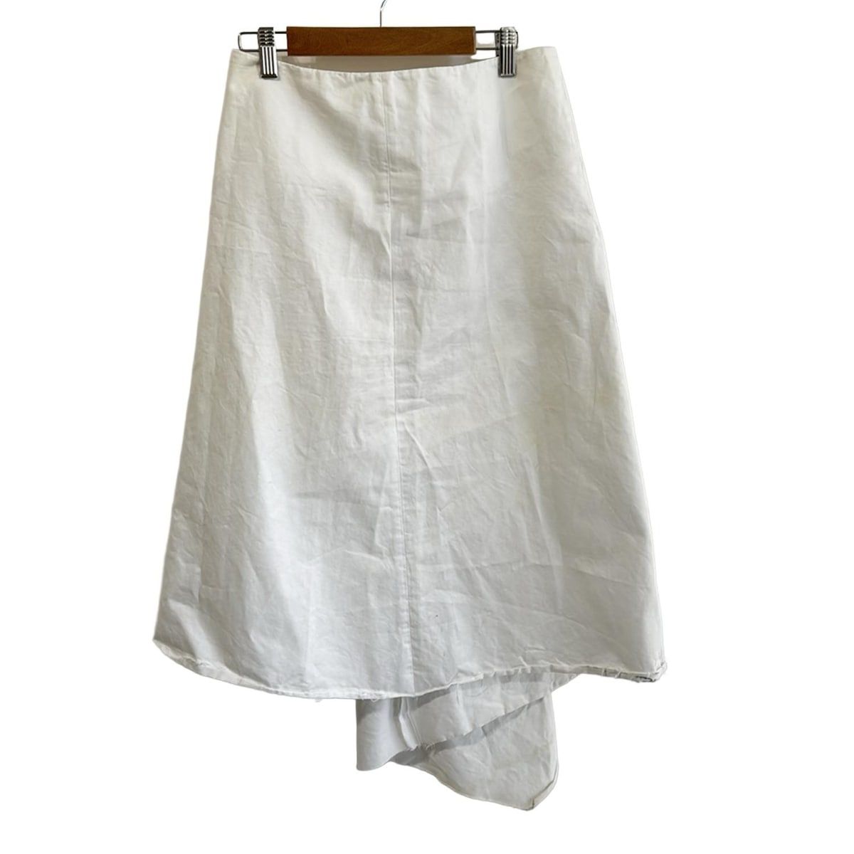 MARNI(マルニ) ロングスカート サイズ42 M レディース 白 変形デザイン