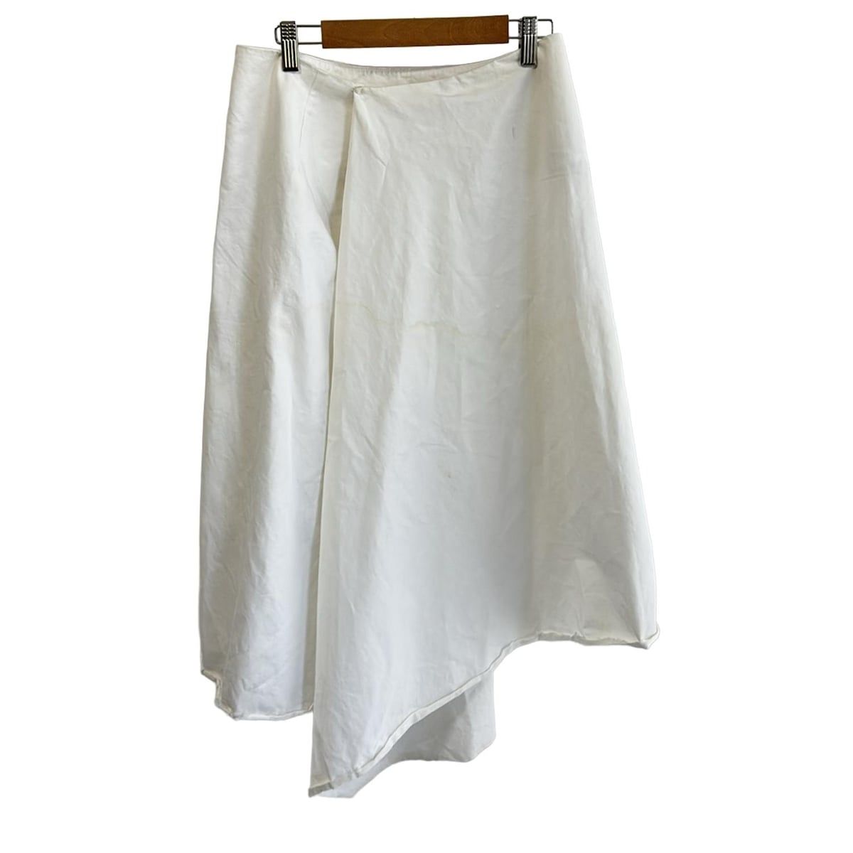 MARNI(マルニ) ロングスカート サイズ42 M レディース 白 変形デザイン