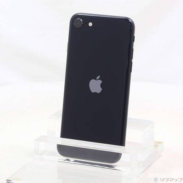 〔中古品〕 iPhone SE 第3世代 64GB ミッドナイト MMYC3J／A SoftBank【198】 iPhone 64GB SE (第3世代)simフリー機 APPLE Bランク