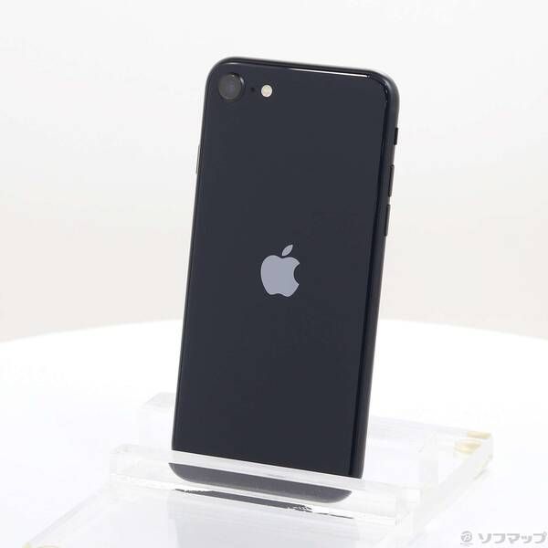 中古品〕 iPhone SE 第3世代 64GB ミッドナイト MMYC3J／A SIMフリー 