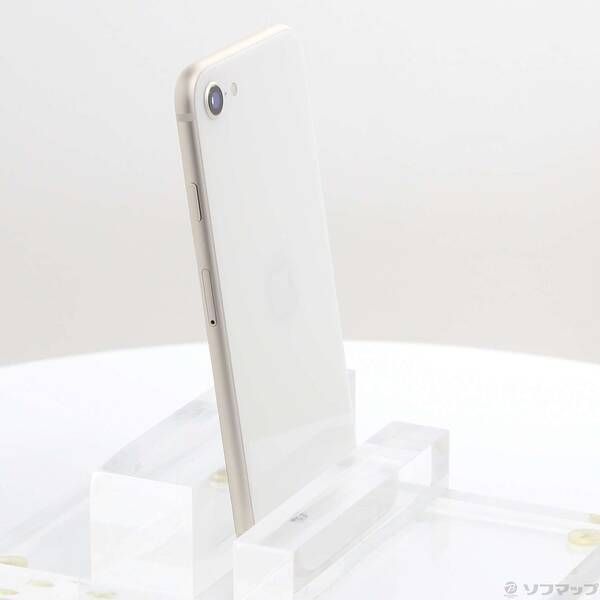 64GB SE スターライト iPhone 第3世代 SIMフリー MMYD3J⁄A APPLE 〔中古
