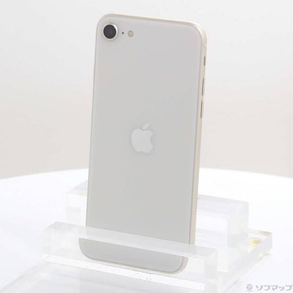 64GB SE スターライト iPhone 第3世代 SIMフリー MMYD3J⁄A APPLE 〔中古