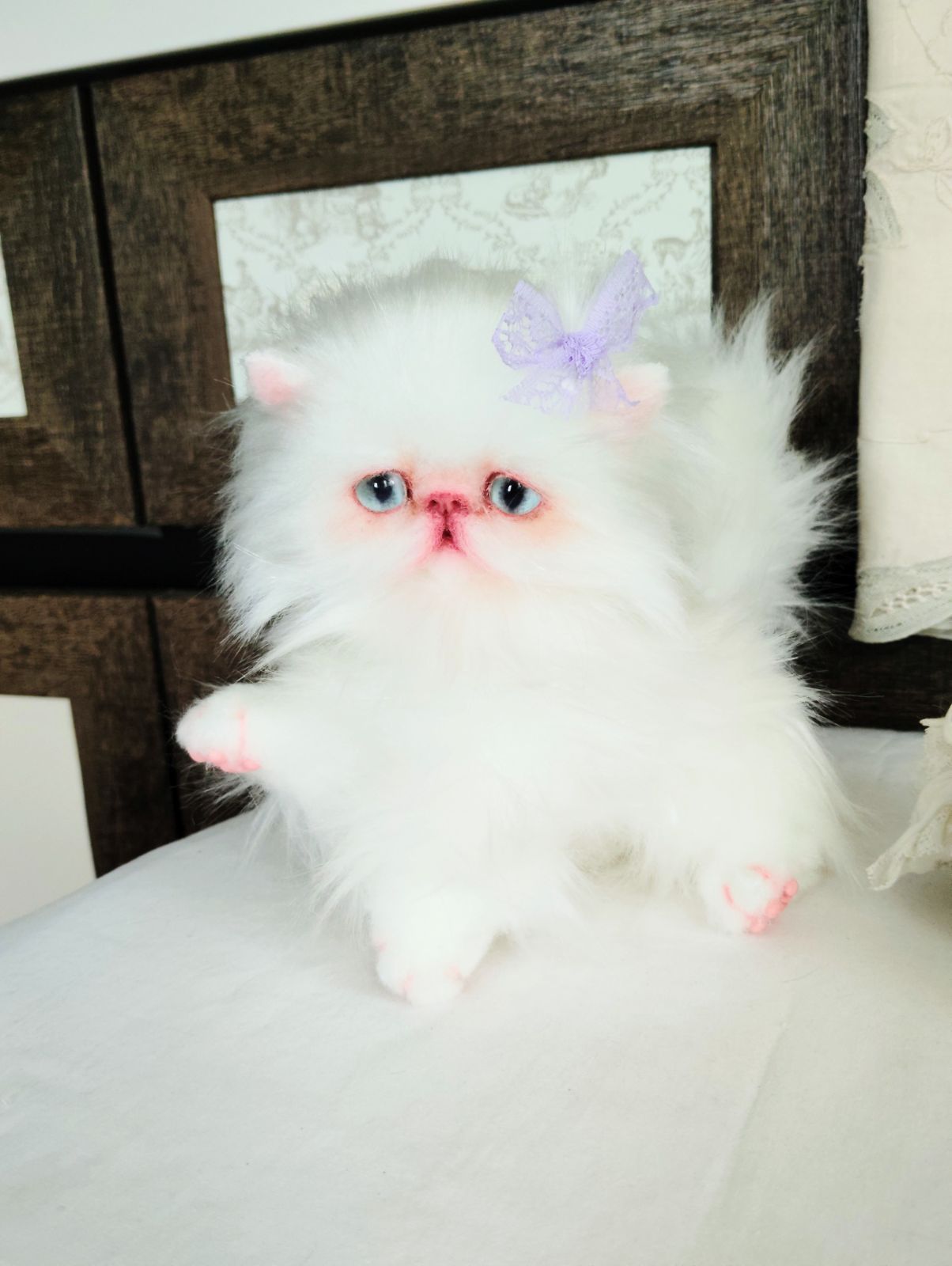 可愛い女の子♥️エキゾチックロングヘア子猫ちゃん❤️アートドール