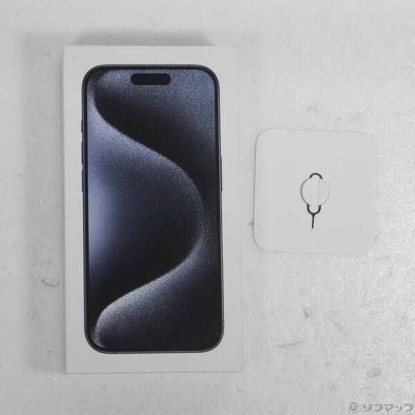 中古品〕 iPhone15 Pro 128GB ブルーチタニウム MTUA3J／A SIMフリー