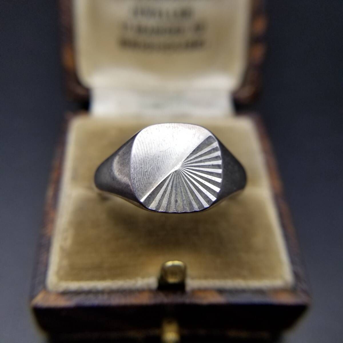 Henry Griffith & Sons社製 英国 ヴィンテージ シグネット リング 指輪