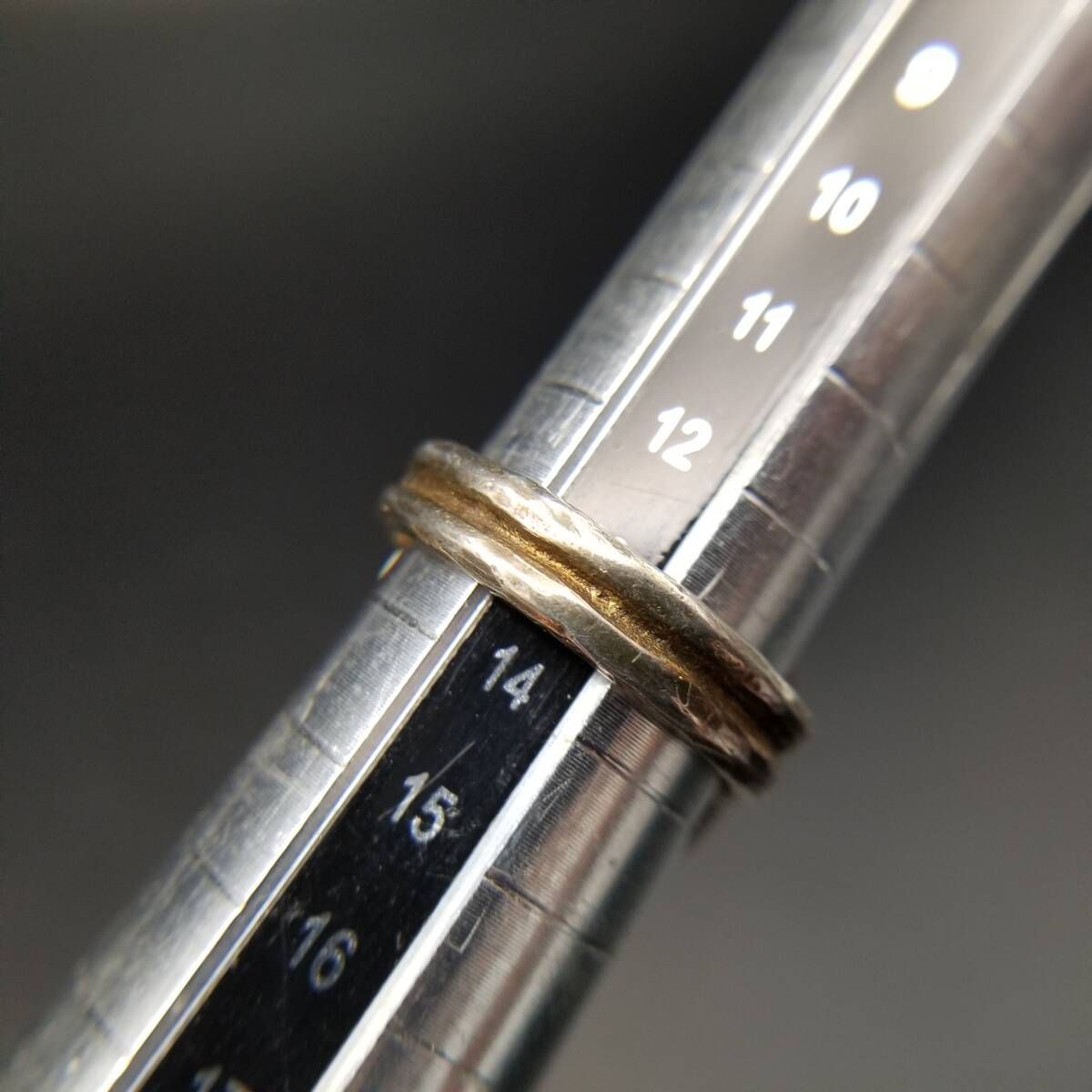 幾何学模様 格子 編み目 八角形 925 シルバー ヴィンテージ シールド