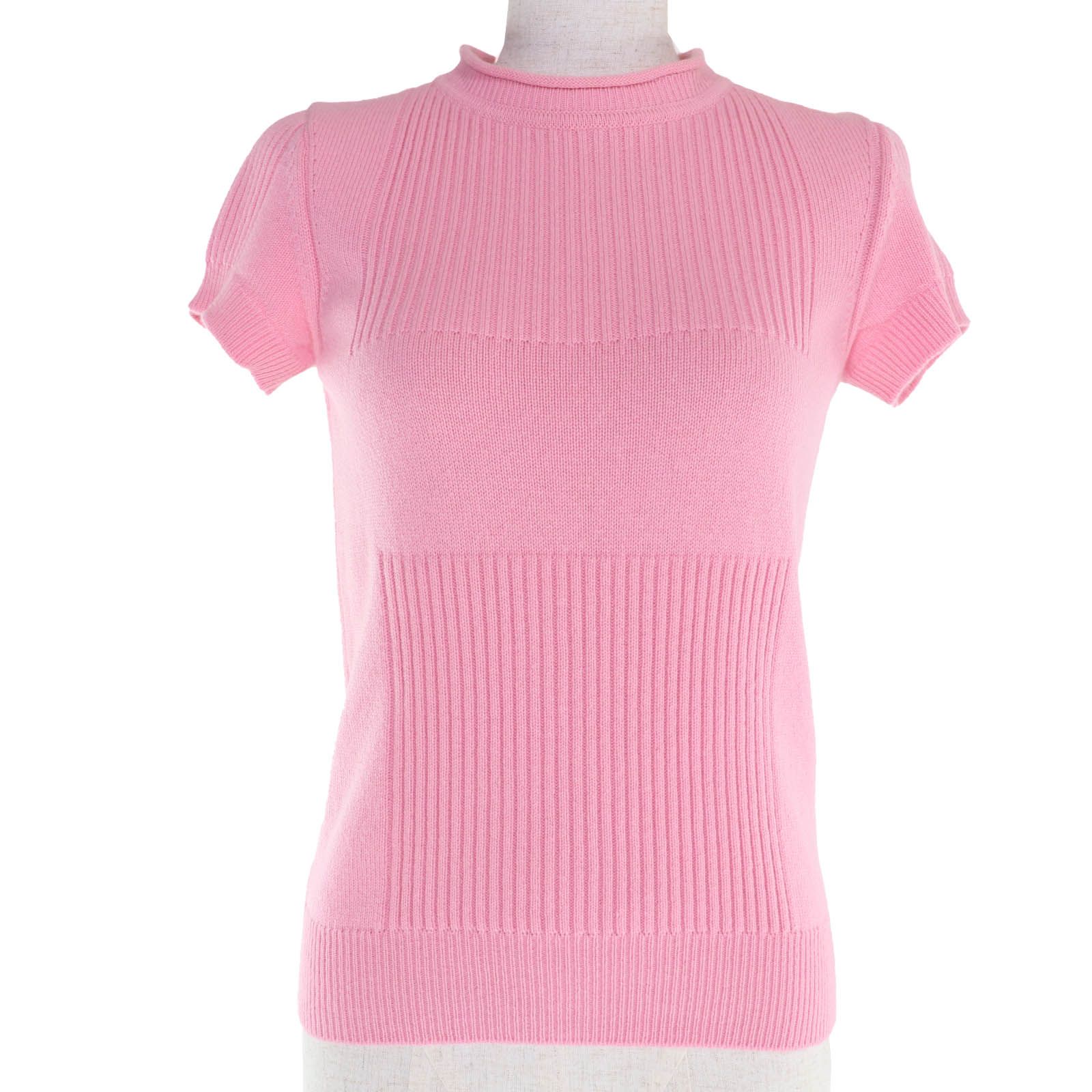 美品☆HERMES エルメス 21AW カシミヤ100％ Hロゴデザイン ショート