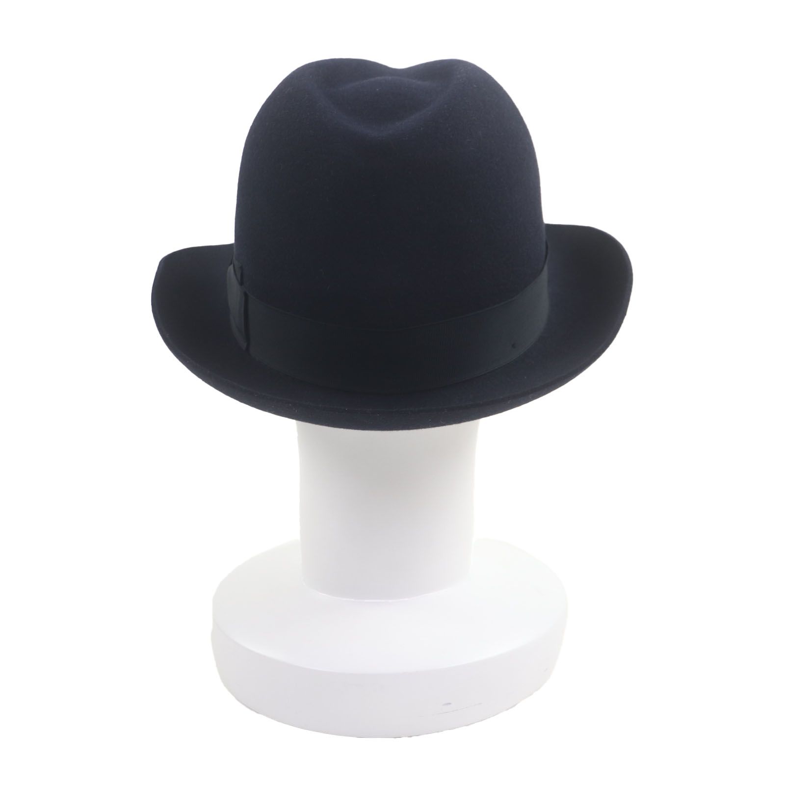 極美品▽Borsalino ボルサリーノ 1857 ウール100% ラビットフェルト