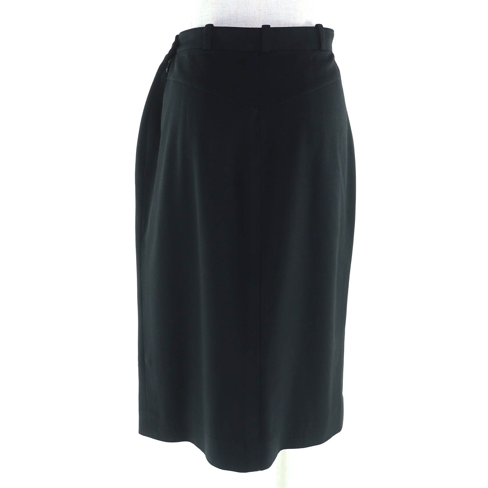 HERMES タイトスカート ボタンダウンスカート ベルト付き 40 サイズ HERMES タイトスカート ボタンダウンスカート ベルト付き 40 サイズ