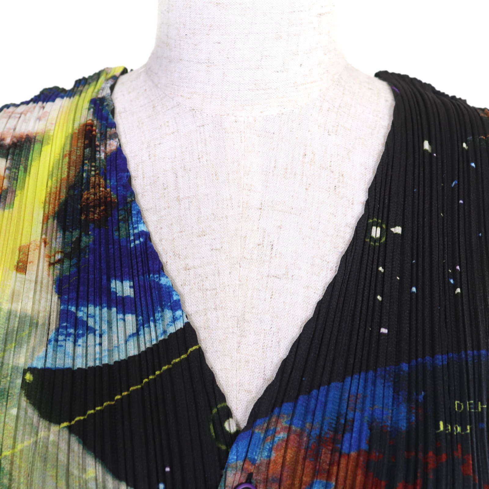 極美品✨希少✨プリーツプリーズ イッセイミヤケ × 横尾忠則 スカート 宇宙柄 極美品◇PLEATS PLEASE×横尾忠則 プリーツプリーズ イッセイミヤケ