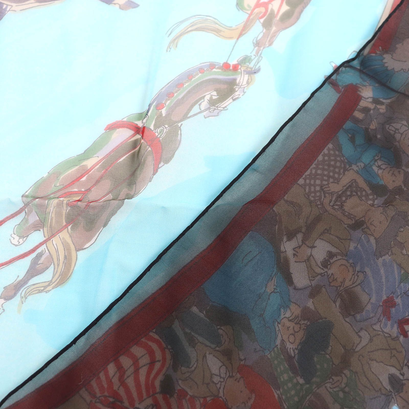 未使用品△HERMES エルメス CIRQUE MOLIER モリエサーカス シルク100