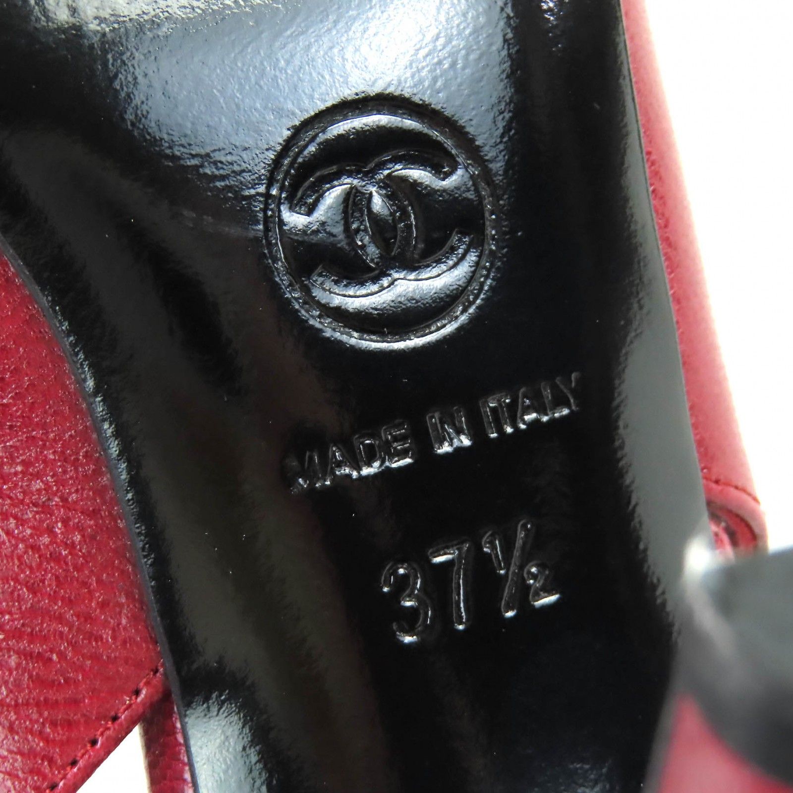 極美品 CHANEL シャネル パンプス バイカラー ココマーク レザー 極美品△CHANEL シャネル G27344 ココマークステッチ レザー スリング