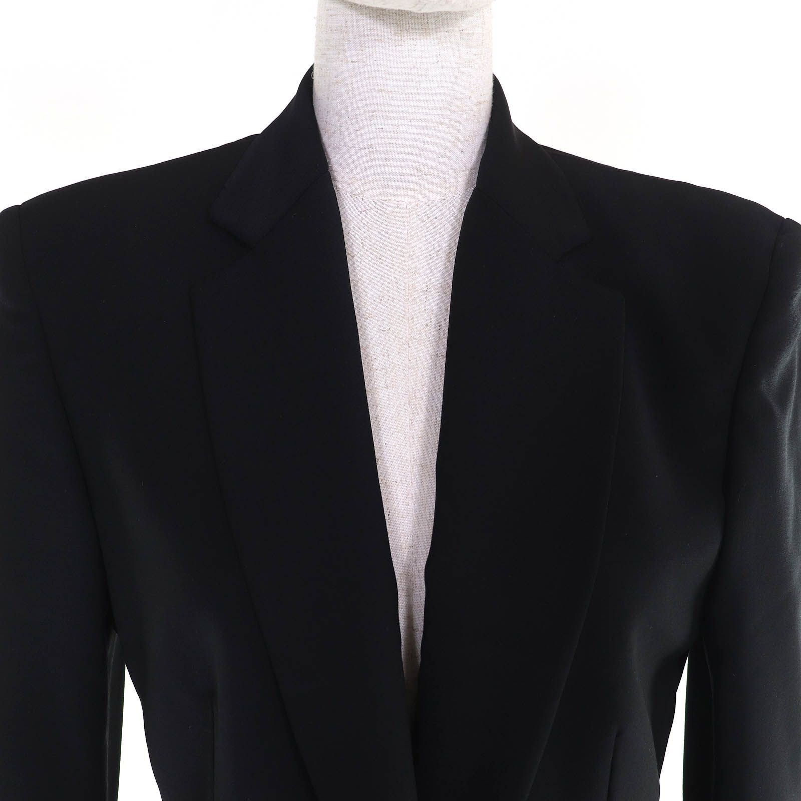 GUCCI グッチ　テーラードジャケット トムフォード　ブラック　40 美品 GUCCI レザーテーラードジャケット 48 ブラック トムフォード