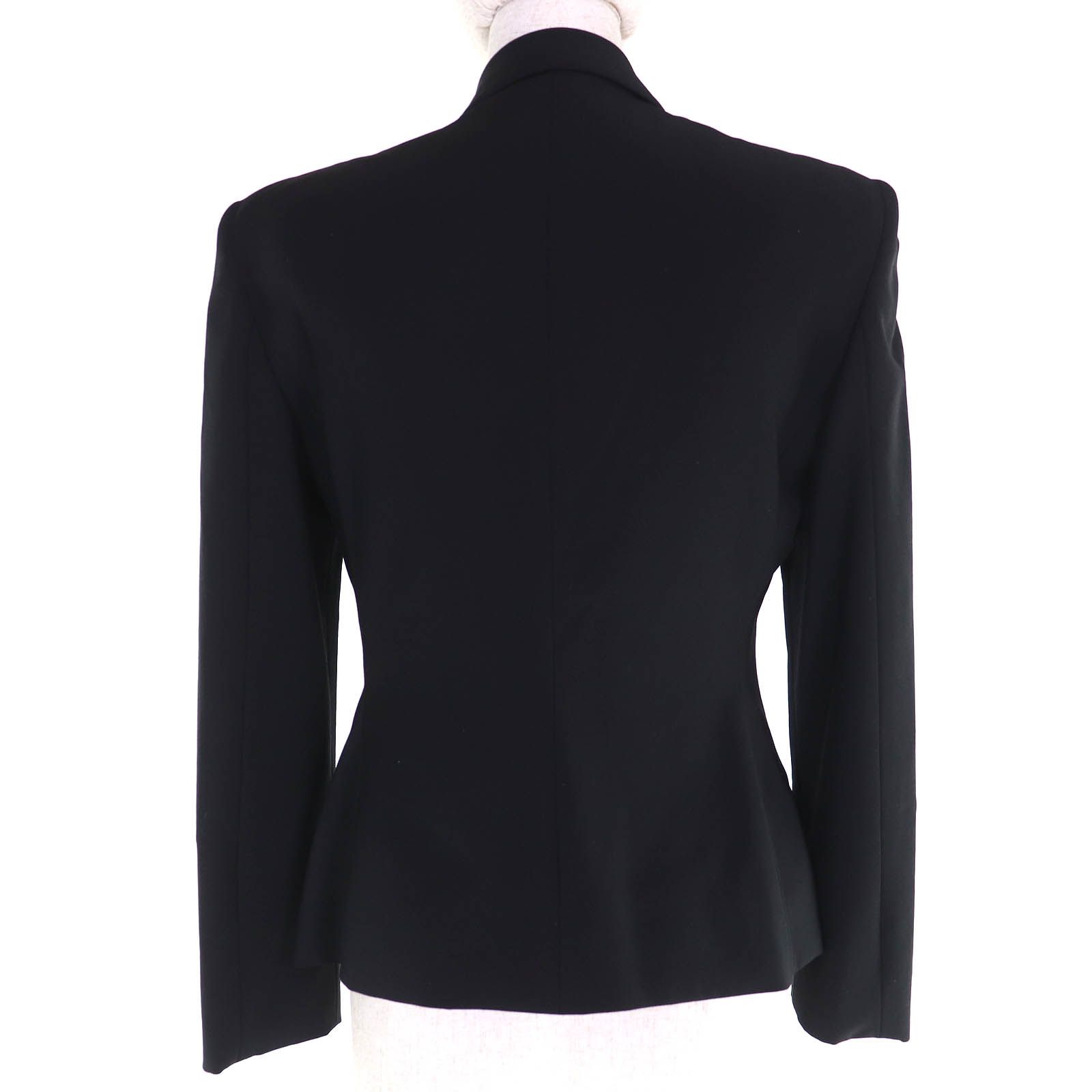 GUCCI グッチ　テーラードジャケット トムフォード　ブラック　40 美品 GUCCI レザーテーラードジャケット 48 ブラック トムフォード