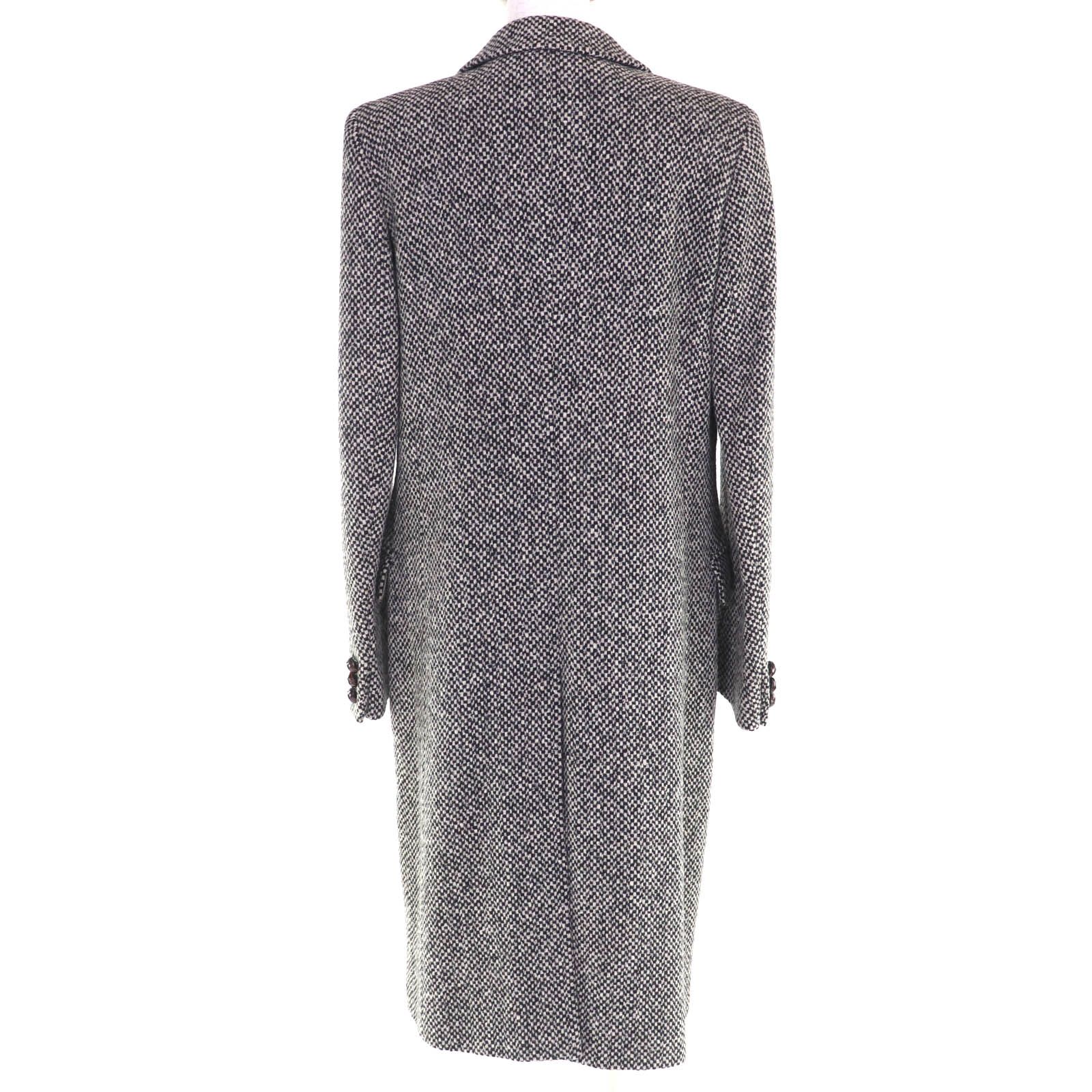 希少 Max Maraマックスマーラ ストライプコート 比翼 大きいサイズ 42 希少 Max Maraマックスマーラ ストライプコート 比翼 大きいサイズ 42