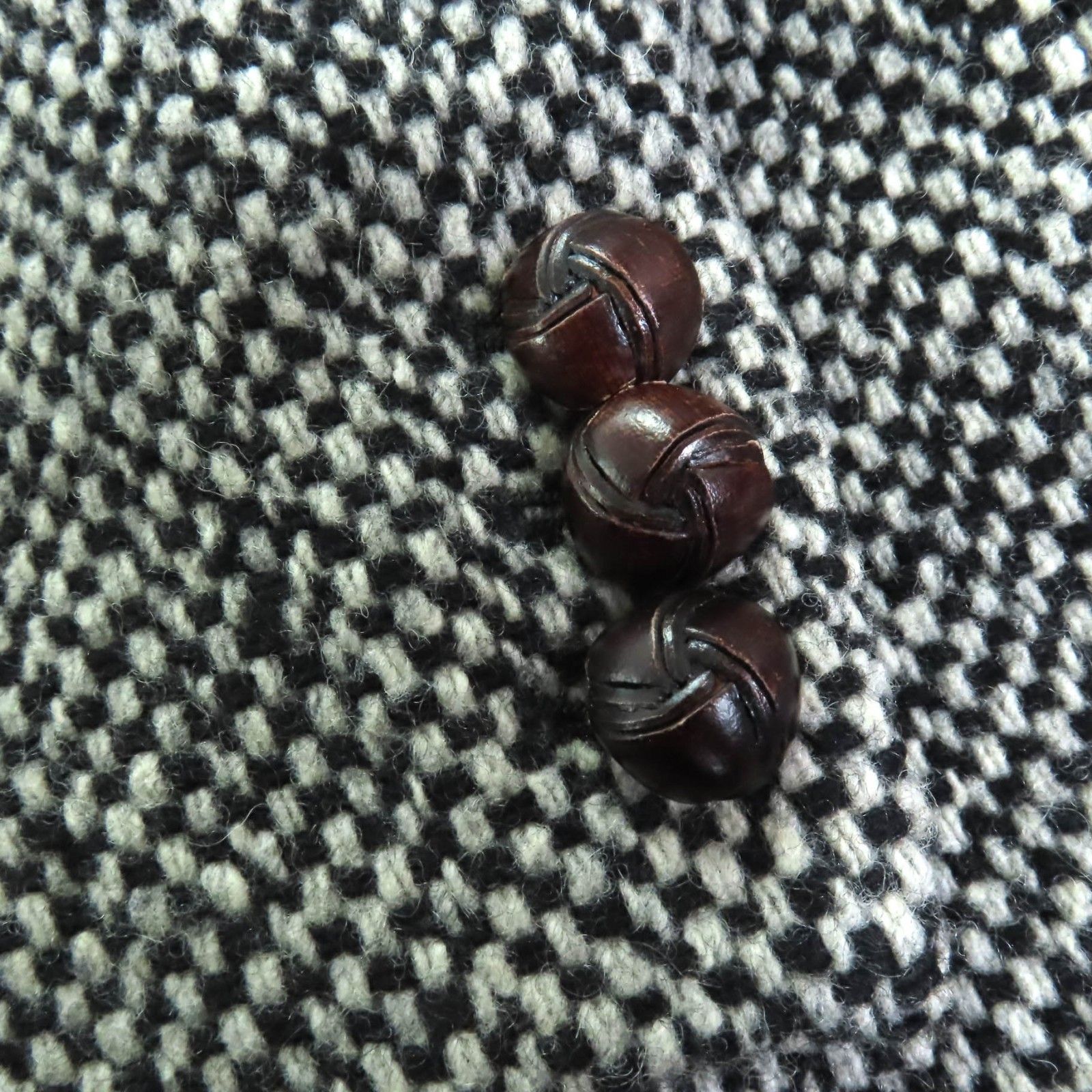 極美品◇Max Mara マックスマーラ 1600014 比翼仕立て ウール ツイード