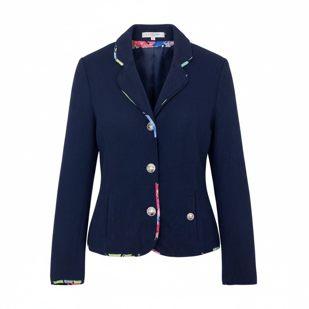 40k18 LEONARD レオナール テーラードジャケット ニットジャケット