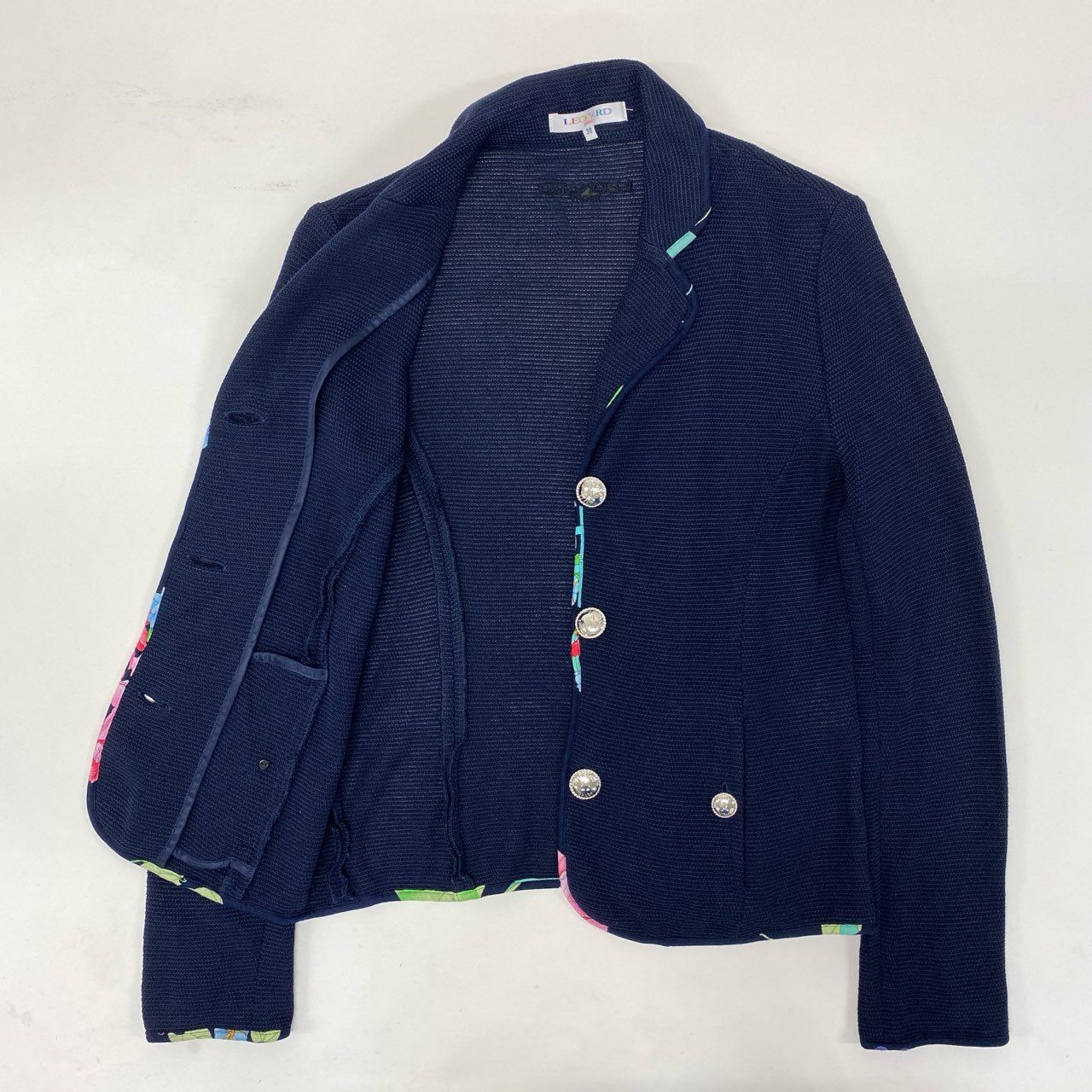 LEONARD ジャケット 42 ネイビー LEONARD ジャケット 42 ネイビー Leonardジャケット - ネイビー