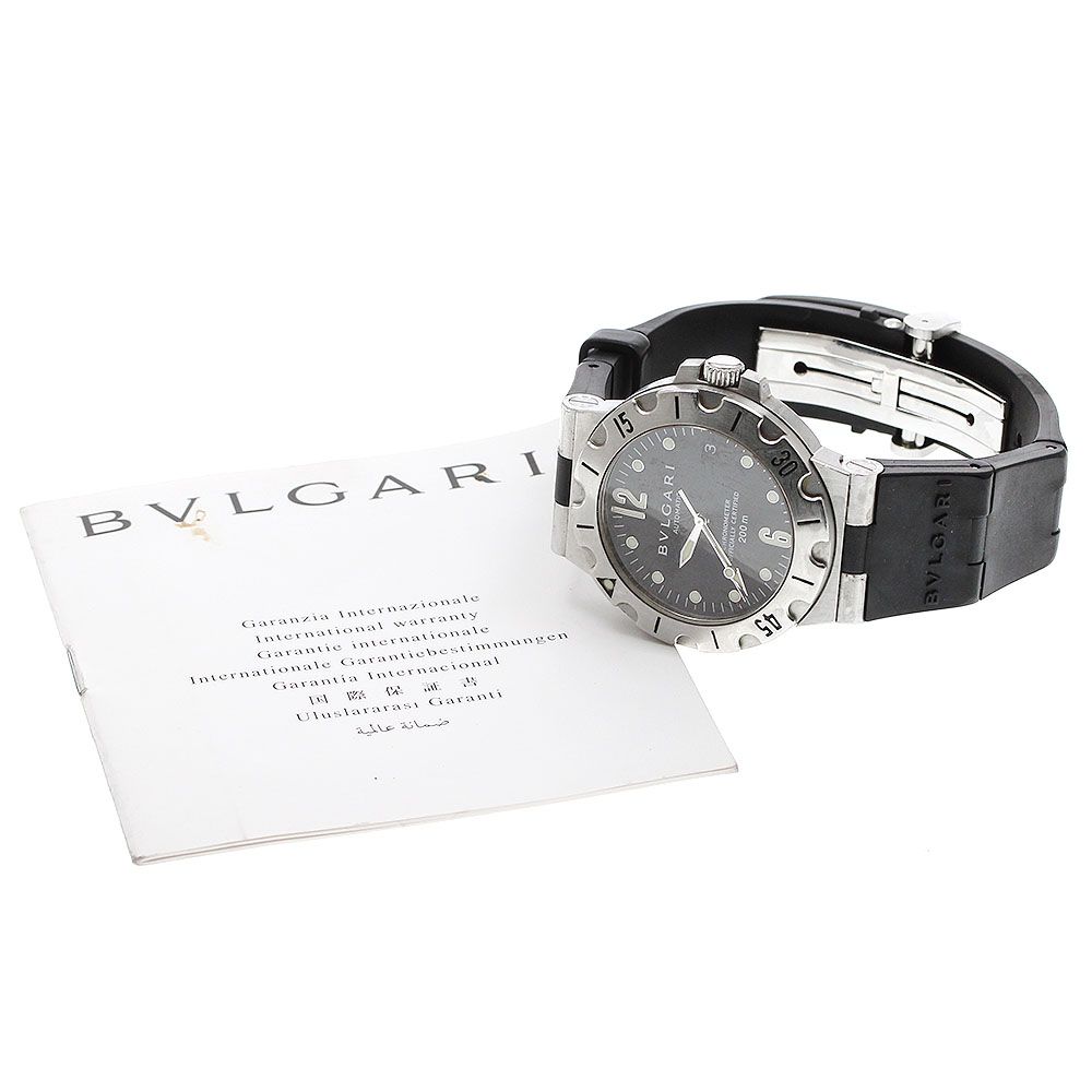 ブルガリ BVLGARI SD38S ディアゴノ スクーバ デイト 自動巻き メンズ