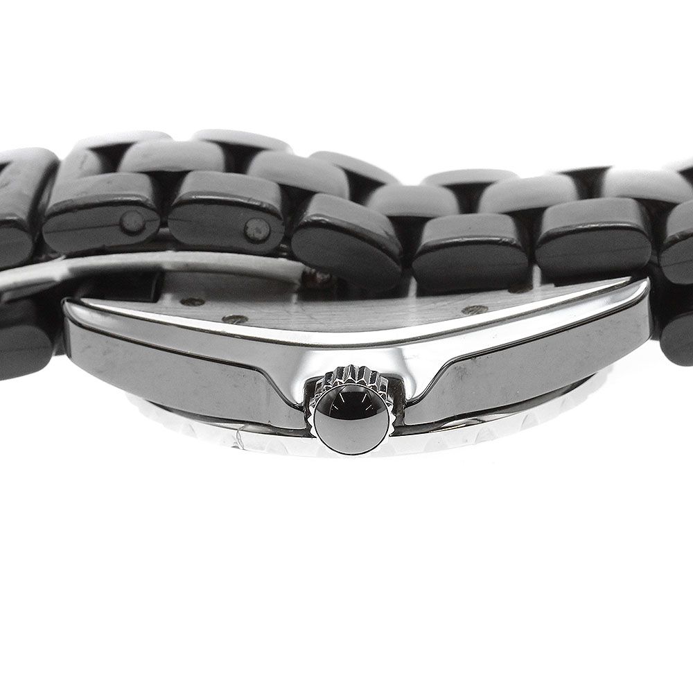 訳ありシャネル CHANEL H0684 J12 黒セラミック 38mm ラバー  