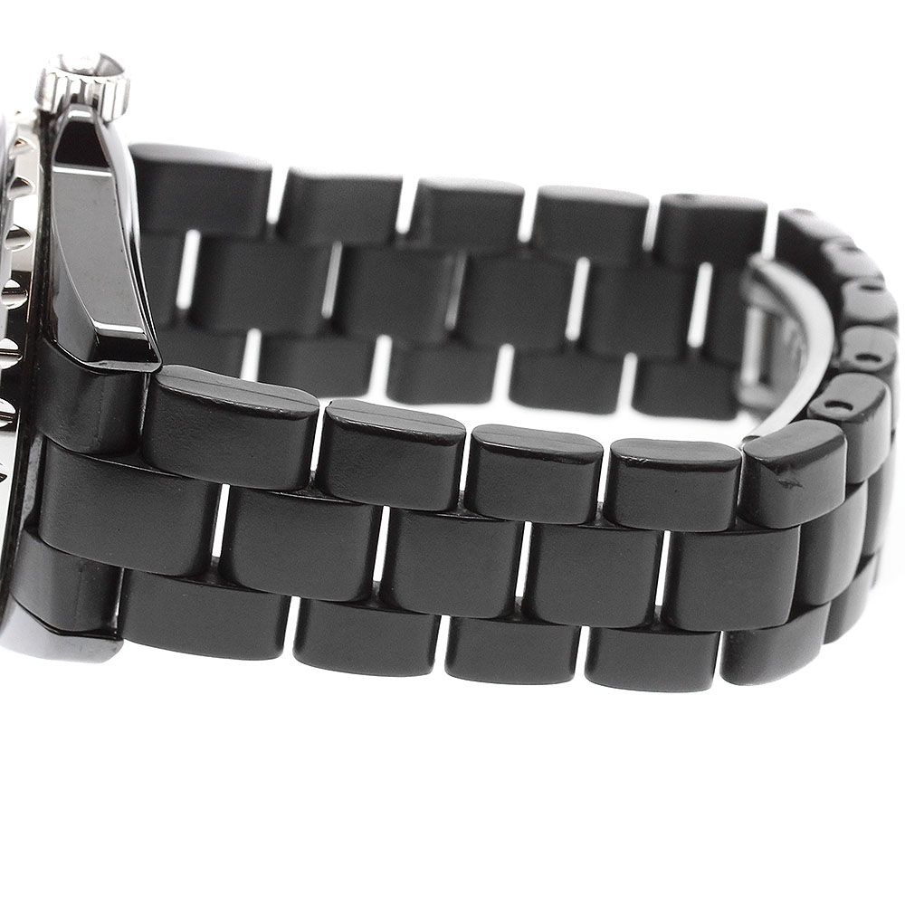 訳ありシャネル CHANEL H0684 J12 黒セラミック 38mm ラバー  