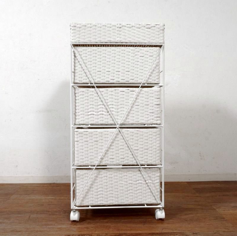 アウトレット　4段＋1　ランドリー　チェスト　 幅40cm　高さ105.5 送料無料！ E 新品・未使用 4段＋1 ランドリー チェスト 幅40cm 高さ