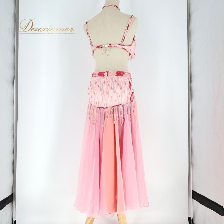 Bella ピンク衣装 ベリーダンス衣装 ベリーダンス オリエンタル 衣装 ピンク系 上下セット ベラ Bella