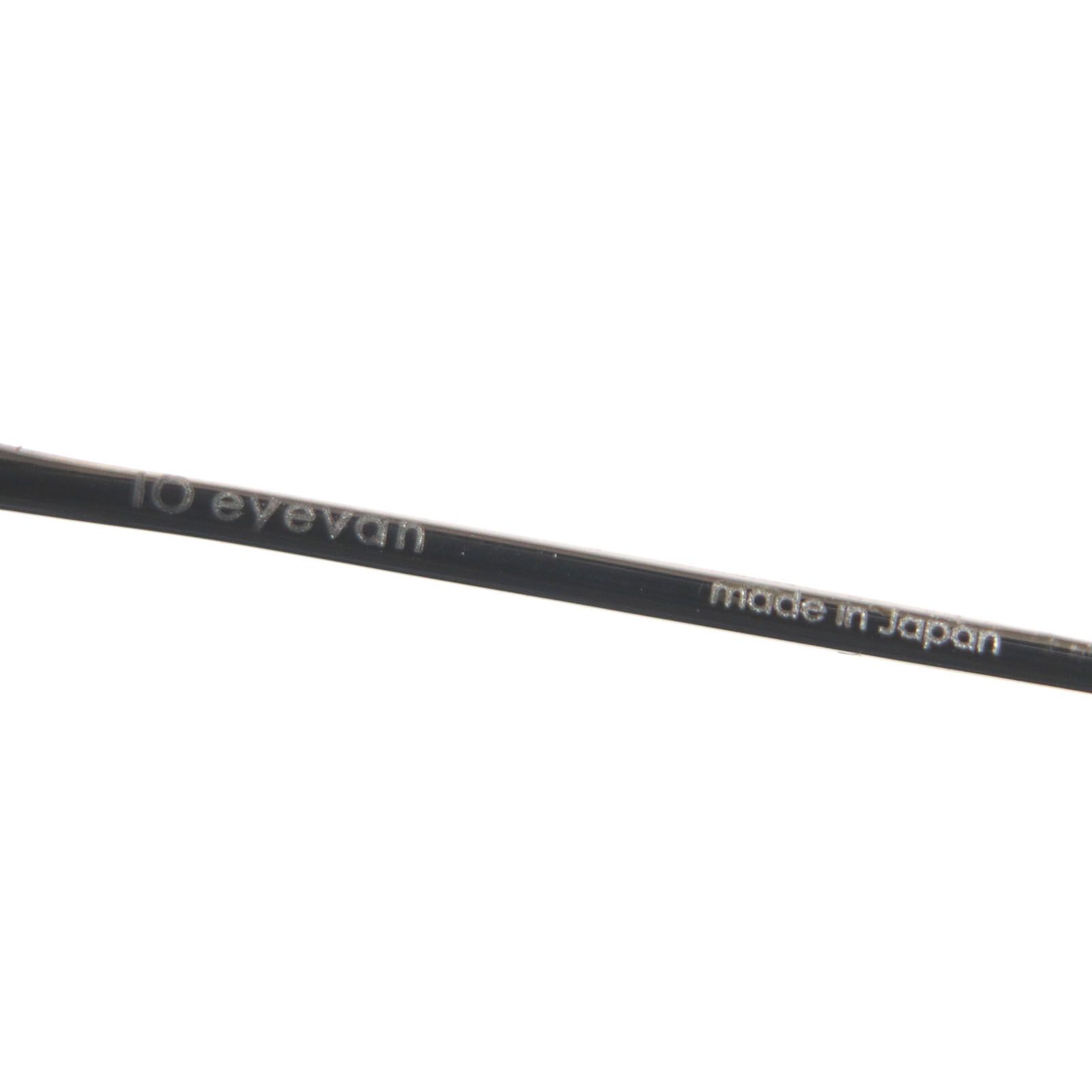 極美品▽10 eyevan テン アイヴァン no.6 2 44-1G ツルK18 ツー