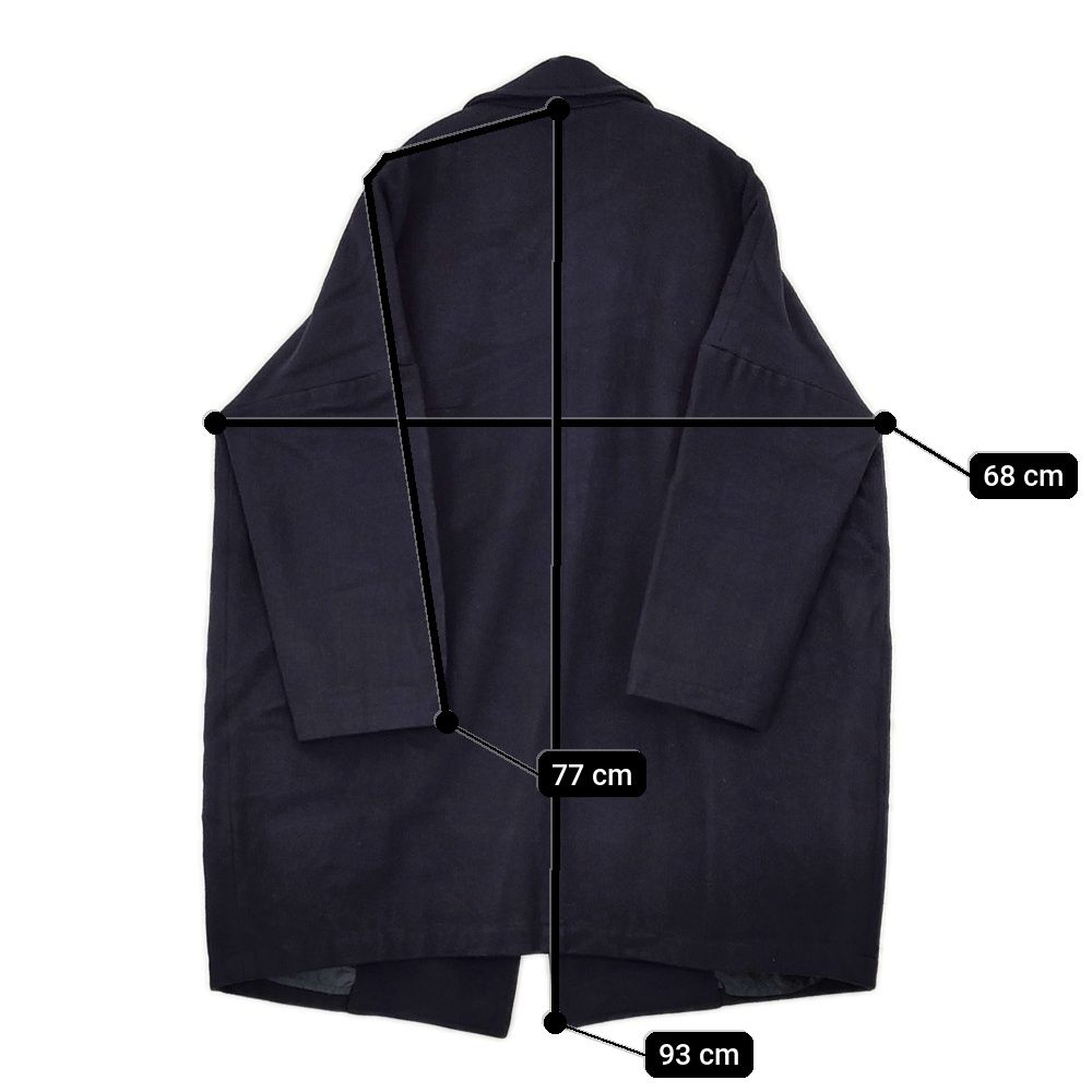 GRANDMA MAMA DAUGHTER ラウンドカラー ウールコート GJ73128U1-170425