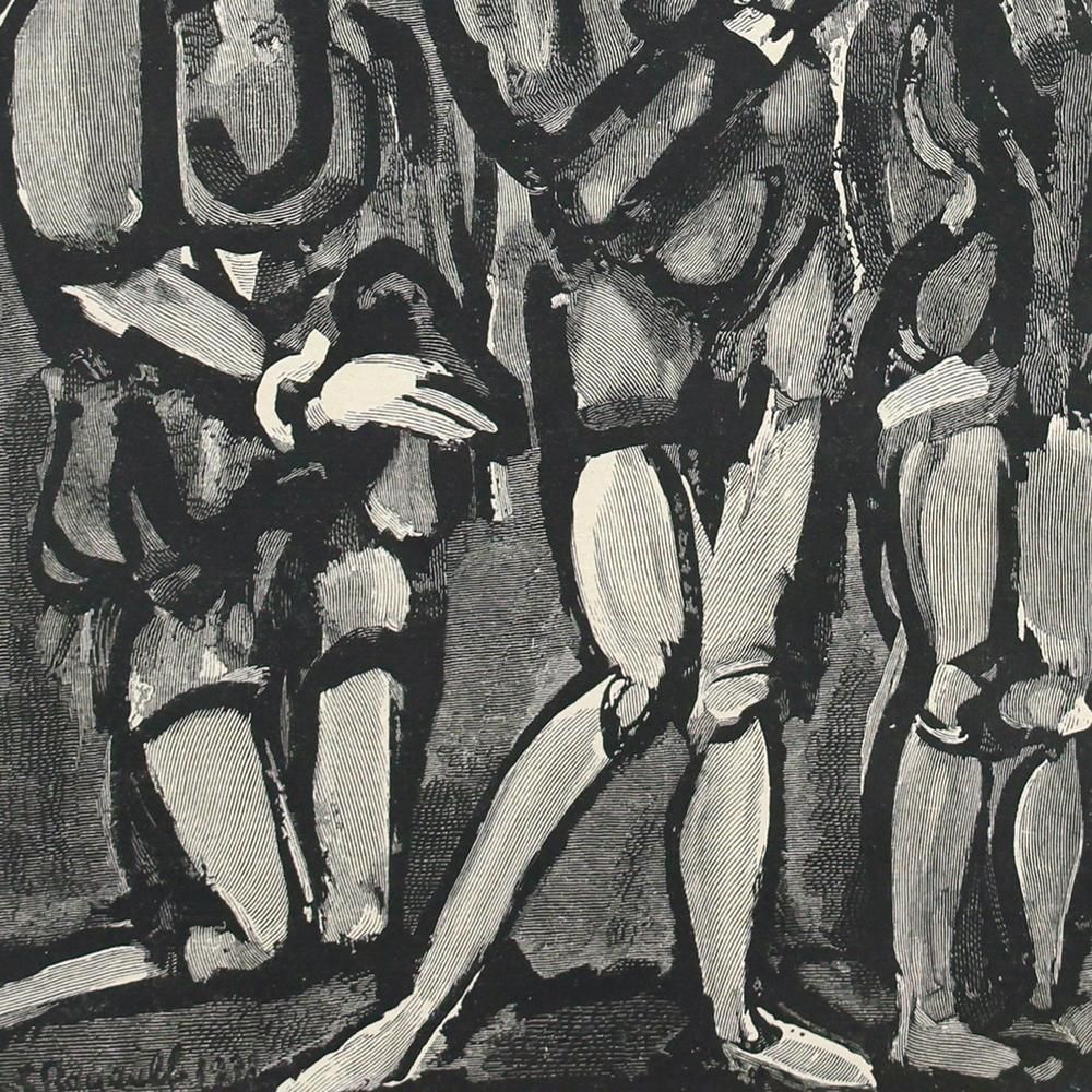 真作】【WISH】ジョルジュ・ルオー Georges Rouault「流れる星の