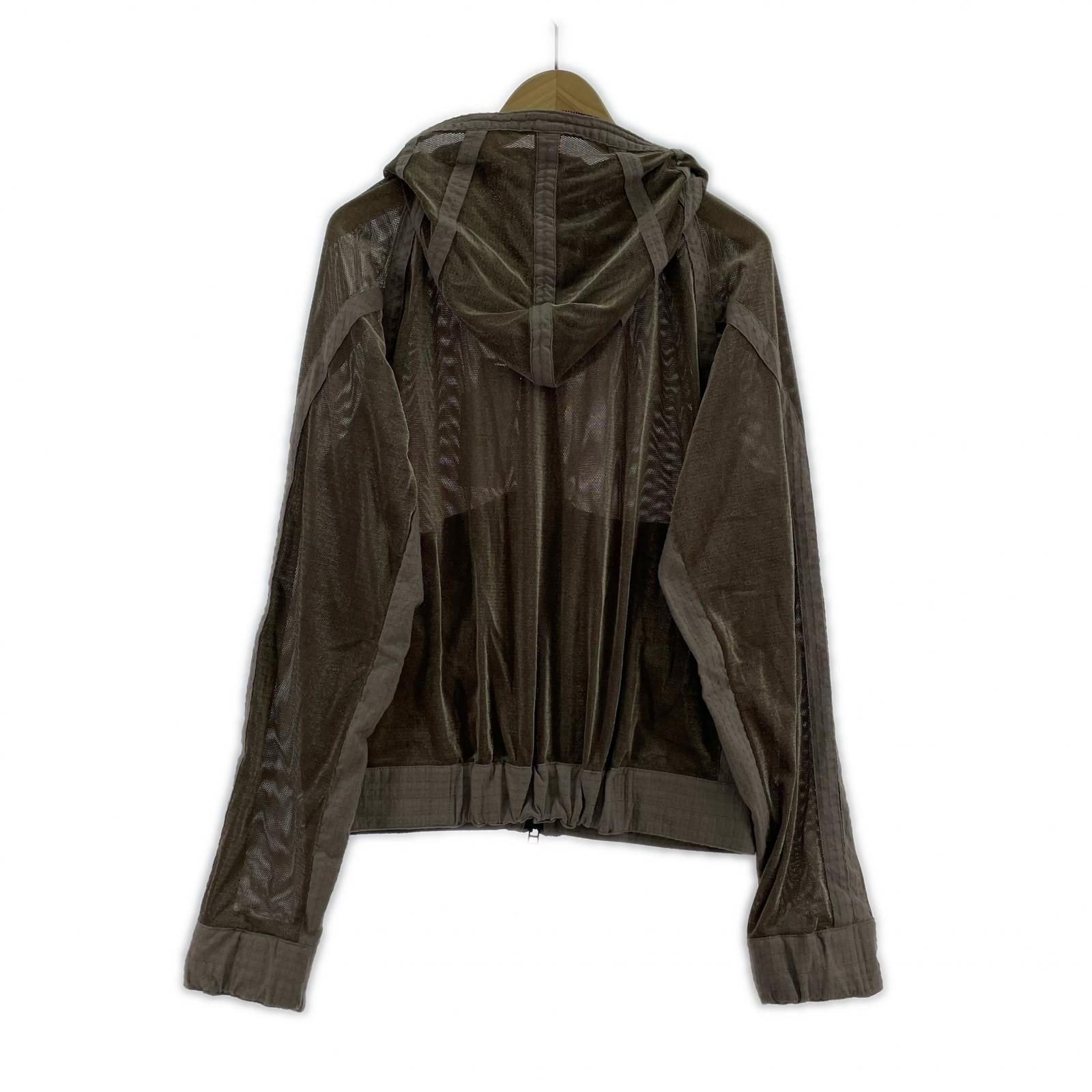 25SS JIAN YE メッシュ フーディー 参　M JIAN YE メッシュフーディ 25SS M MESH HOODIE 参(M BLACK): JIAN YE