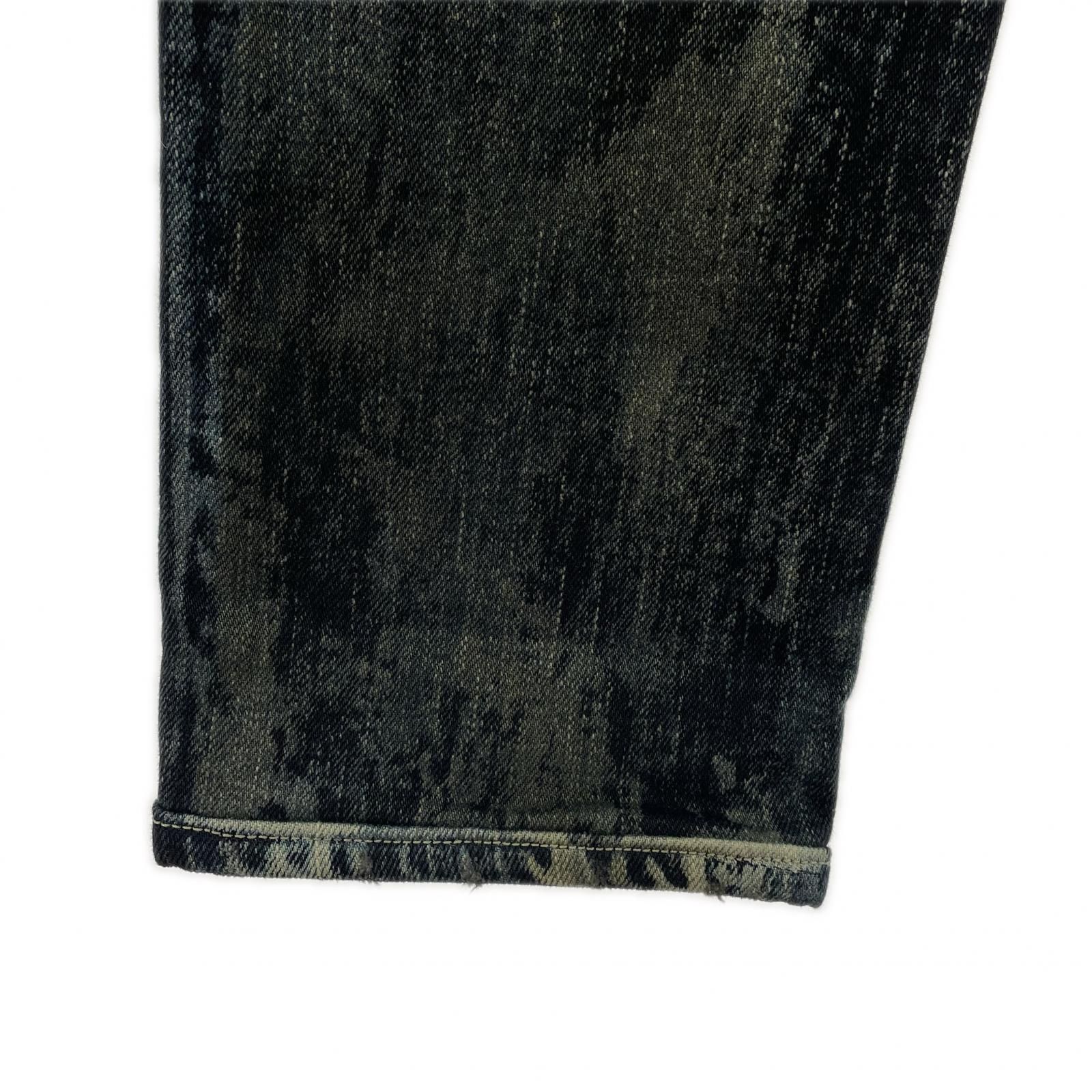 メンズ SAINT LAURENT 14AW ｴﾃﾞｨ期 Destroyed Skinny Jeans ﾌﾞﾗｯｸ