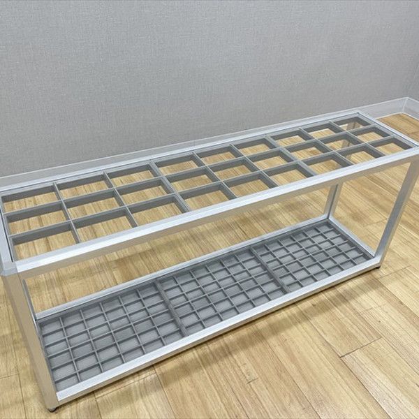 オカムラ 傘立て 54本用 L975 オープンタイプ シルバー - メルカリ