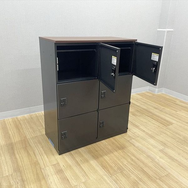 内田洋行 ウチダ 6人用パーソナルロッカー 鍵付き プッシュ式 HS