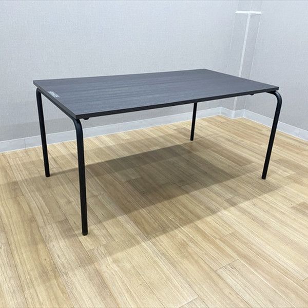 コクヨ ミーティングテーブル 完成品 デイズオフィス パイルパイプ 会議テーブル グレインドブラック ワークテーブル