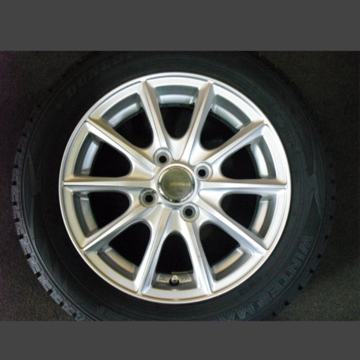 T-2165)本州送料無料 超バリ山 22年製 ダンロップ165/65R14 デリカD2 