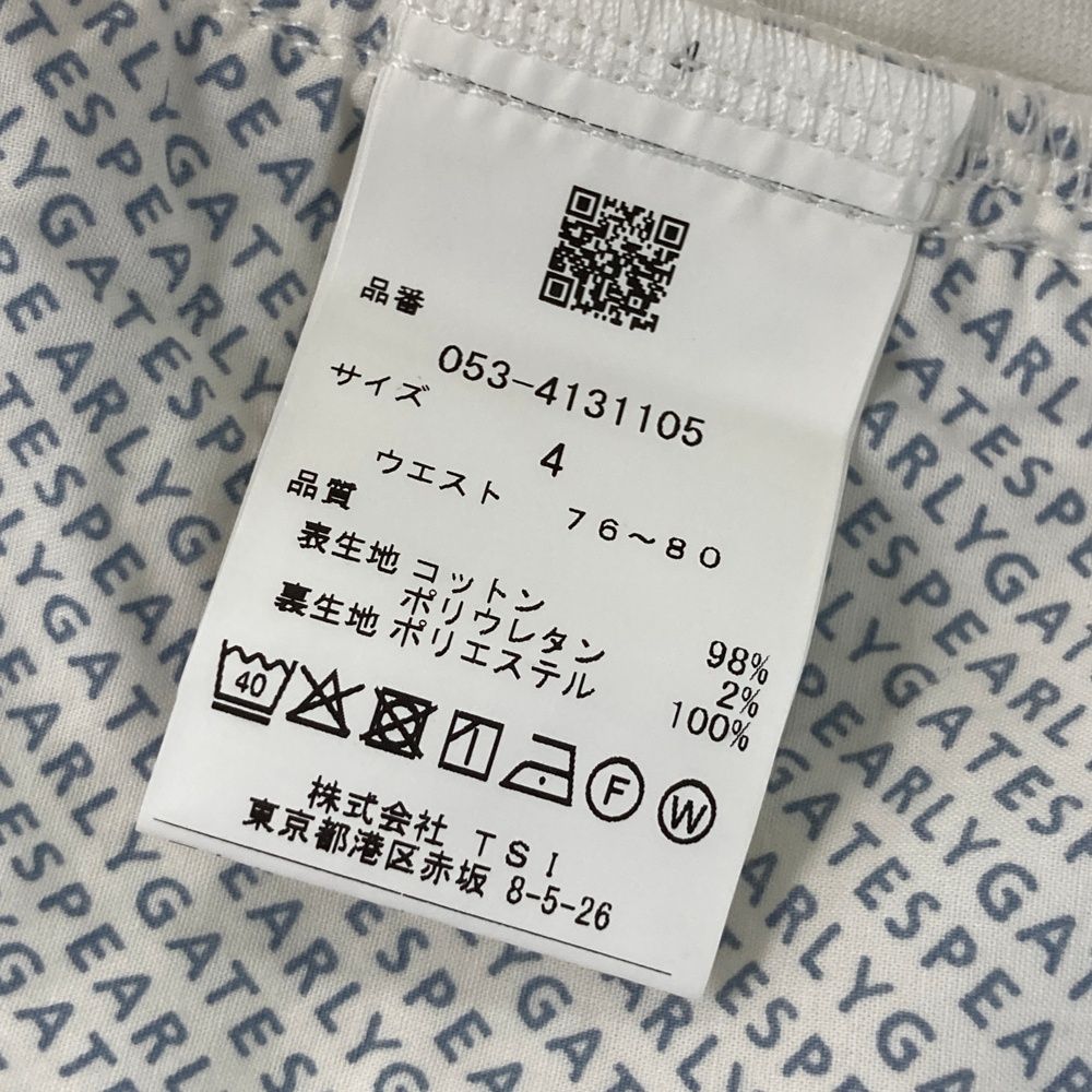 サイズ：4 PEARLY GATES パーリーゲイツ 2024年モデル ロゴ刺繍入り