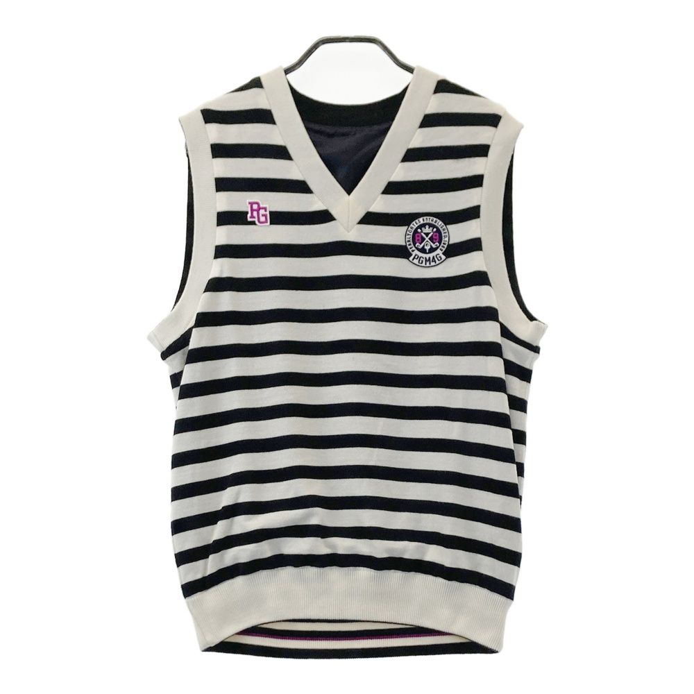 PEARLY GATES リバーシブル　ニットベスト　サイズ4 サイズ：4 PEARLY GATES パーリーゲイツ リバーシブル ニットベスト