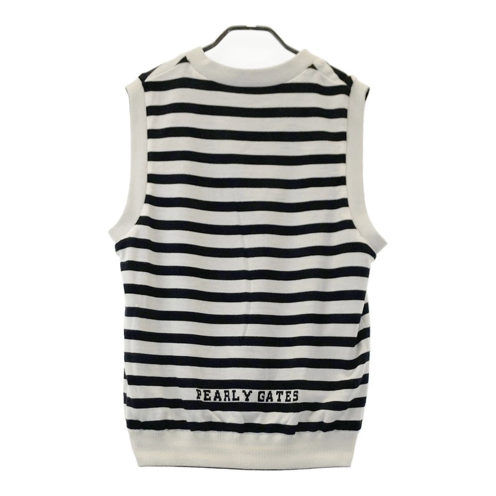 サイズ：4 PEARLY GATES パーリーゲイツ リバーシブル ニットベスト