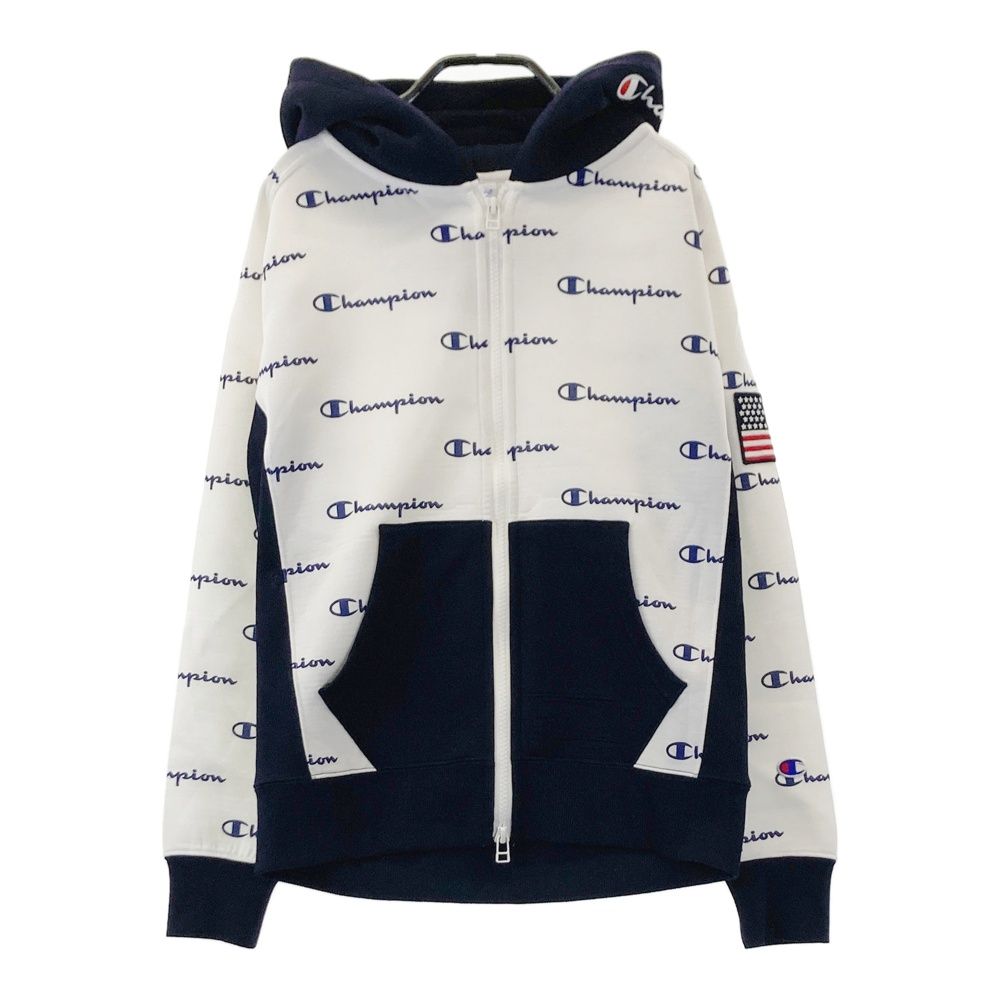 高品質，人気SALE サイズ：MEDIUM CHAMPION GOLF チャンピオンゴルフ  フード付 ジップジャケット  ホワイト系 [240101564219] ゴルフウェア レディース ストスト ジャケット