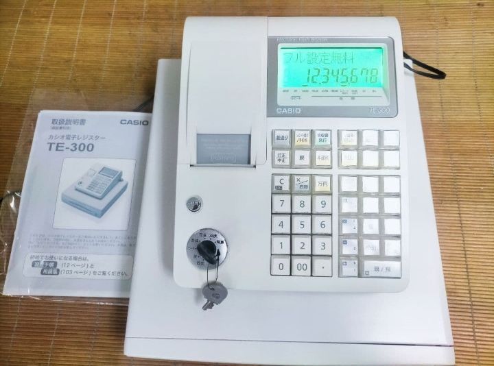 カシオレジスター TE-300 フル設定無料 送料無料人気機種 089210