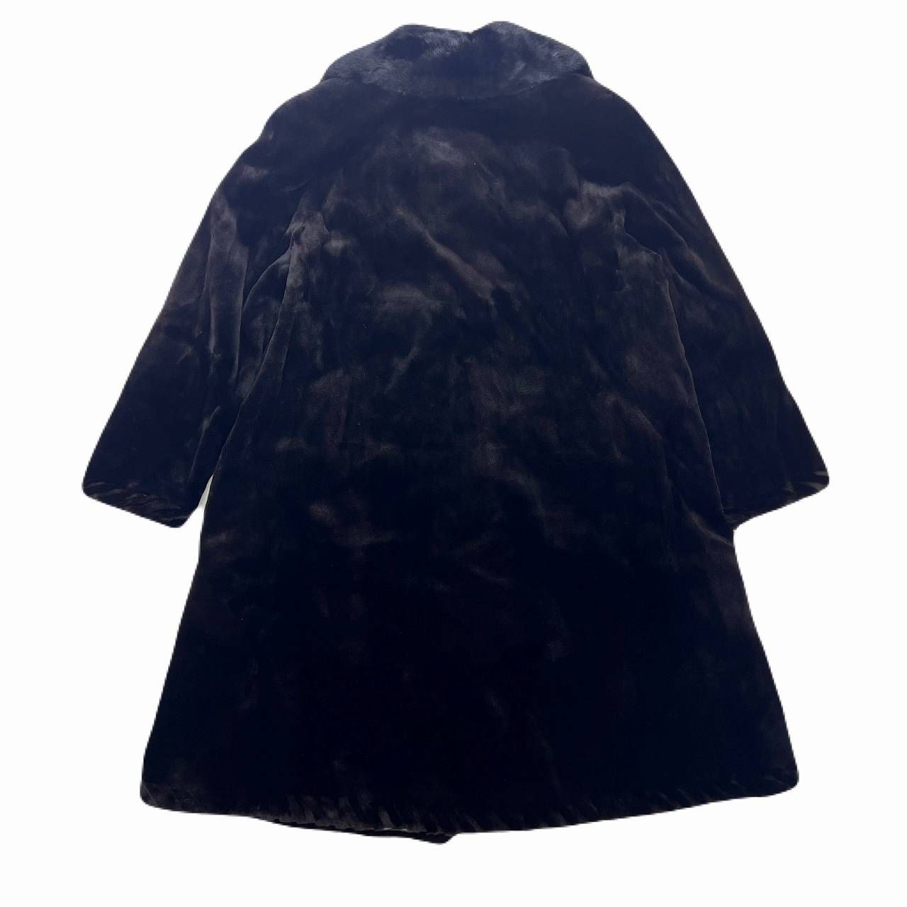 タグ付 サガミンク KSG シェアードミンク ロングコート ブラック 黒