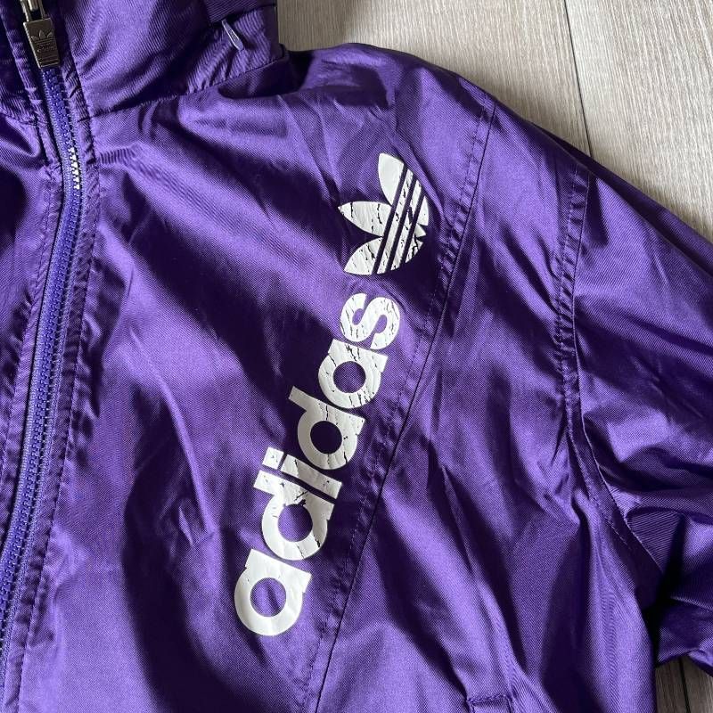 Adidas Descente Vintage Tracksuit Nylon Setup Mens M Purple
