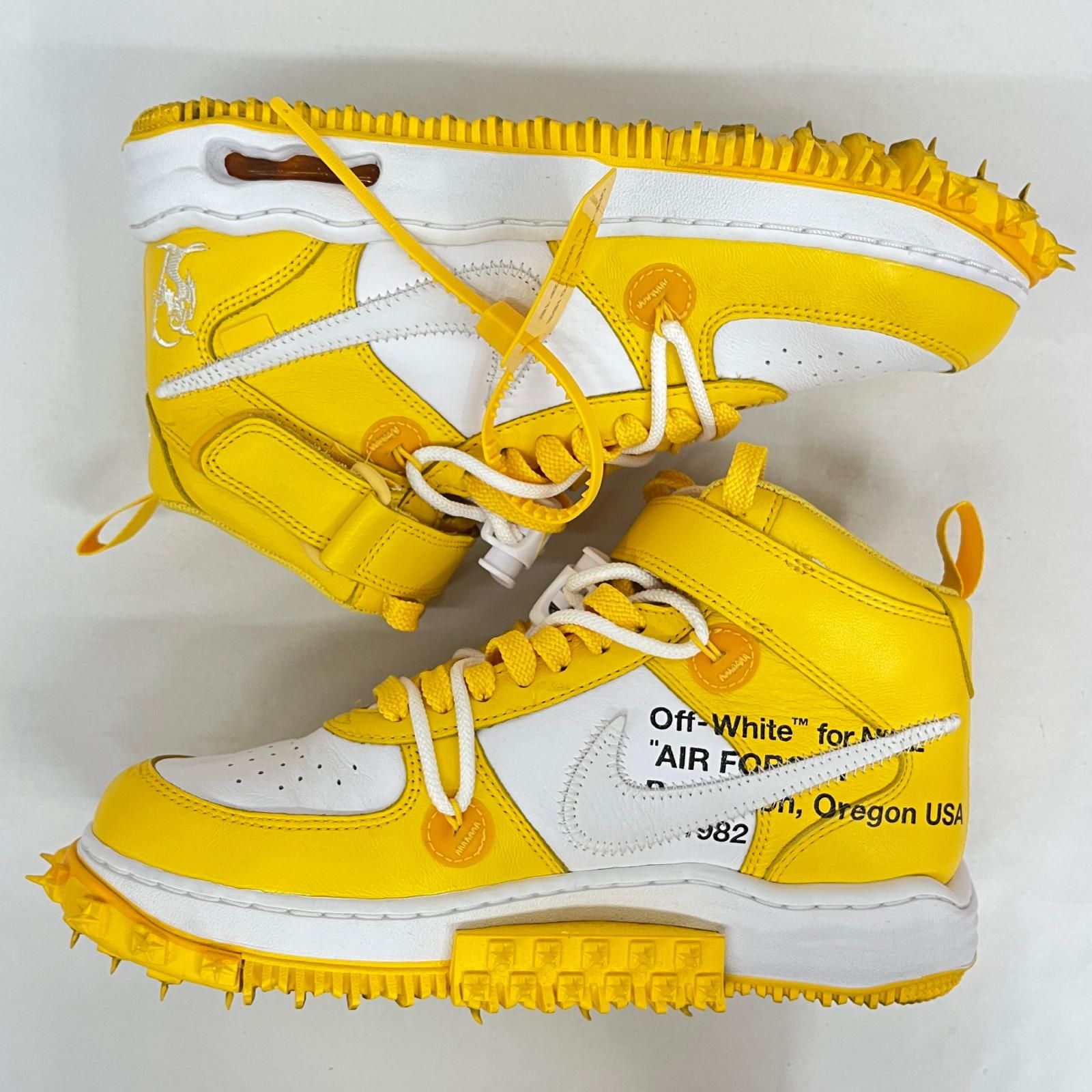 エア フォース1 mid × off-white 中古 26センチ NIKE×off-whiteコラボ エア