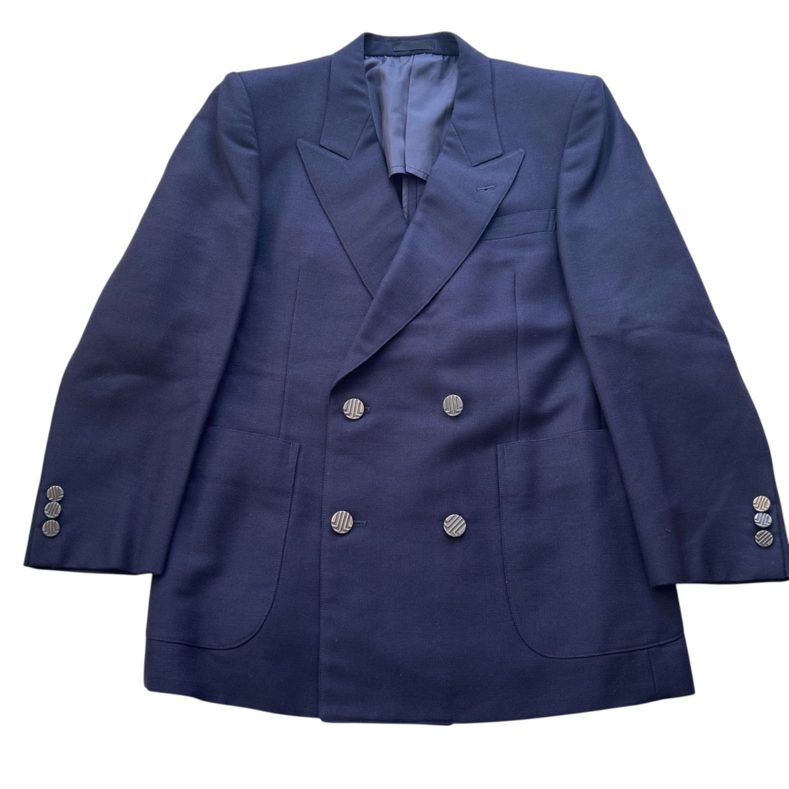 LANVIN PARIS ランバン ダブルブレスト 紺ブレ テーラードジャケット