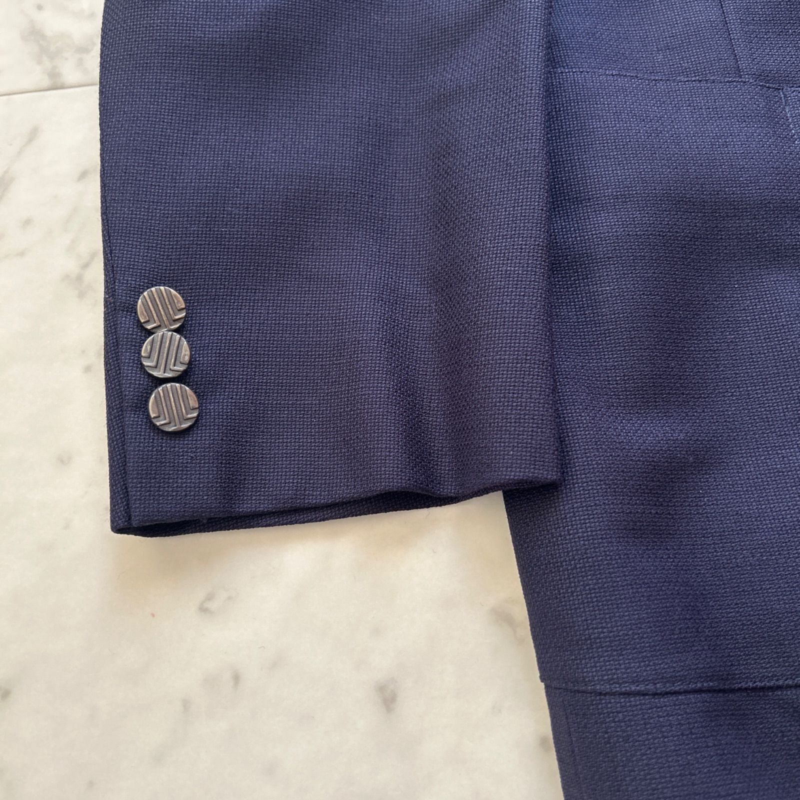 LANVIN PARIS ランバン ダブルブレスト 紺ブレ テーラードジャケット