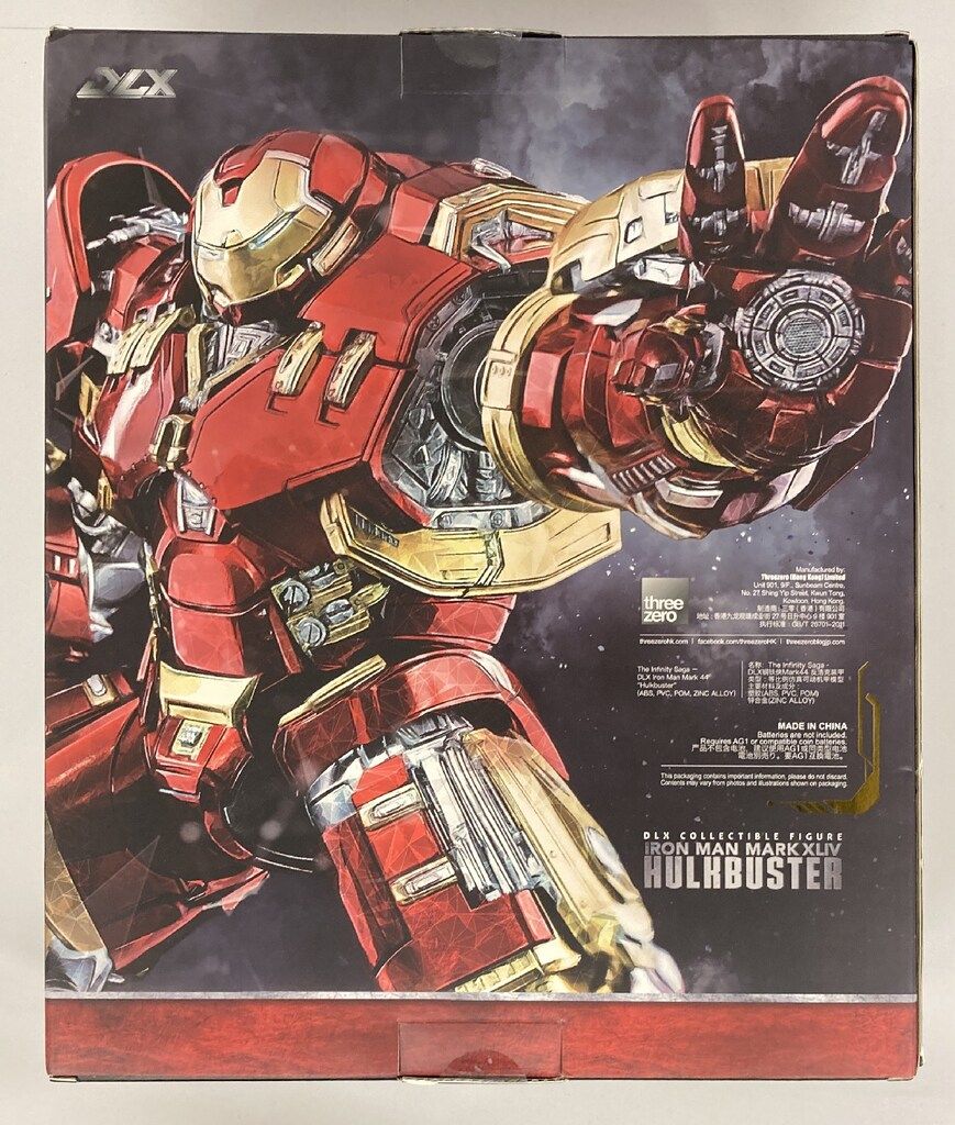 THREEZERO DLX COLLECTIBLE FIGURE HULKBUSTER / IRON MAN MARK XLIV