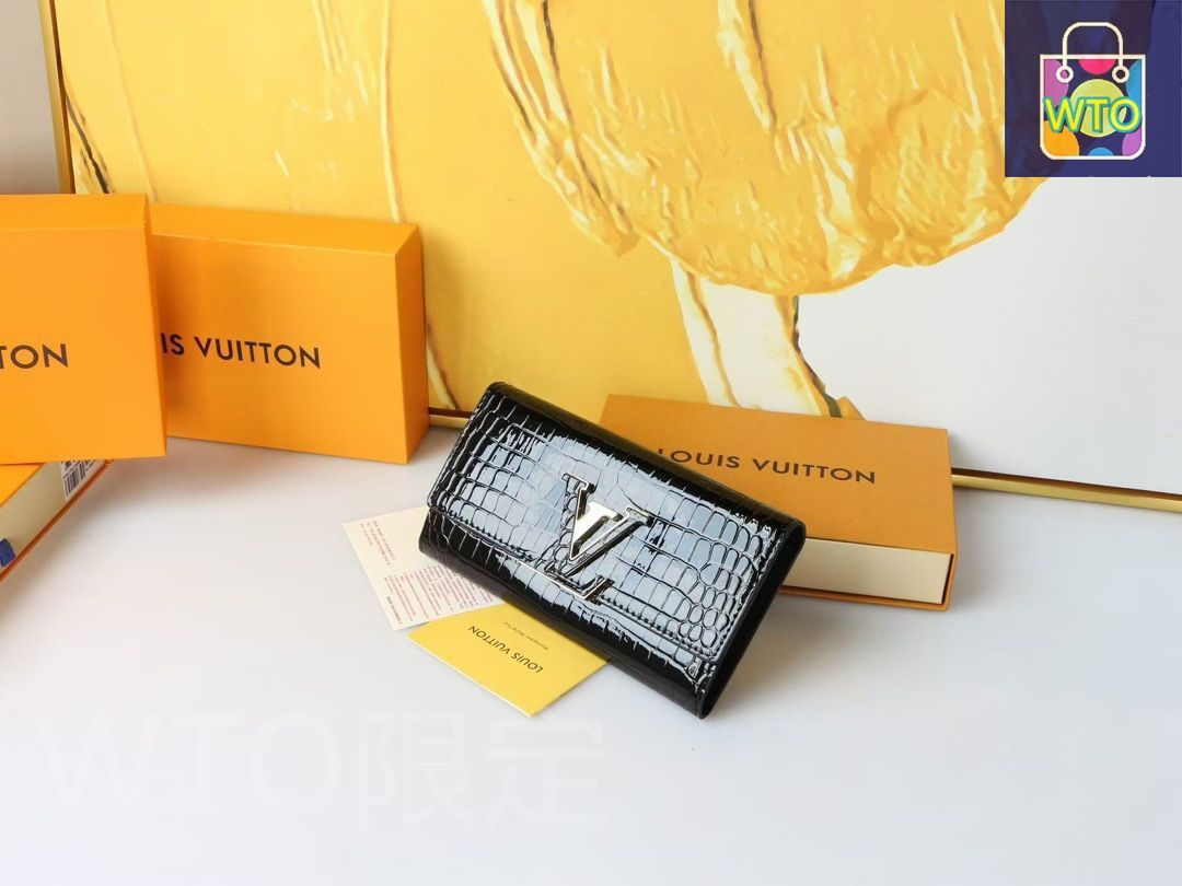 今日特価】Louis Vuitton ルイ・ヴィトン カプシーヌ 財布 高級