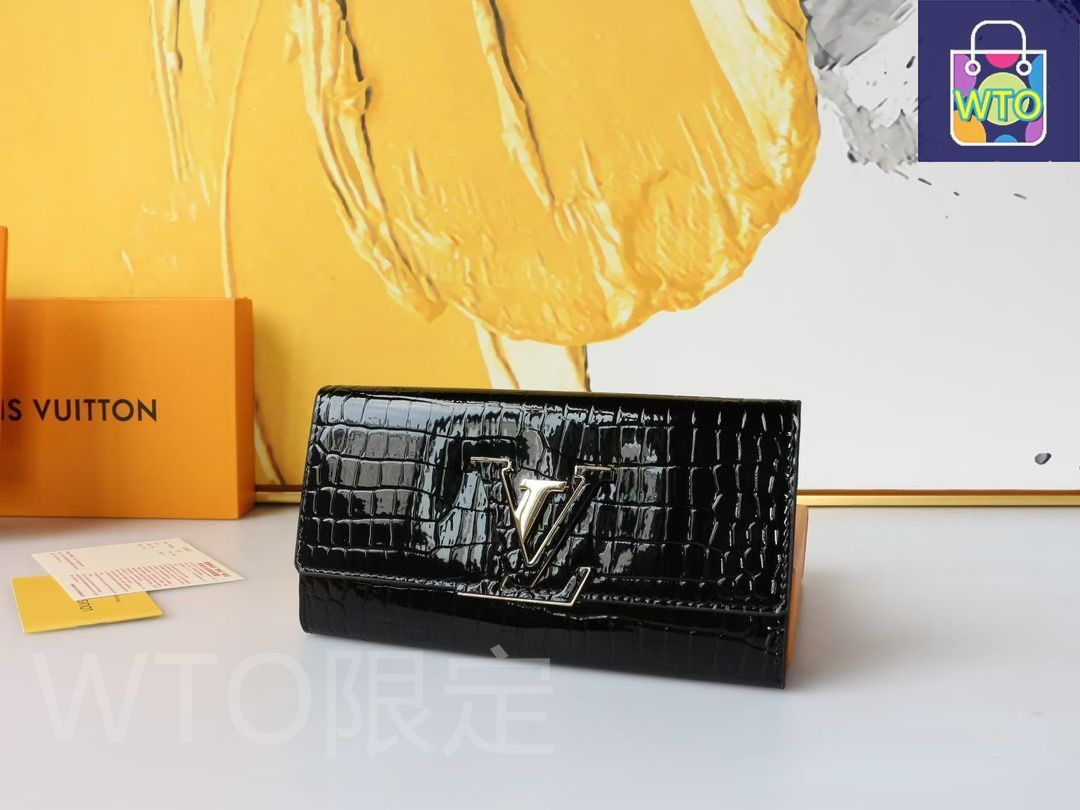 今日特価】Louis Vuitton ルイ・ヴィトン カプシーヌ 財布 高級