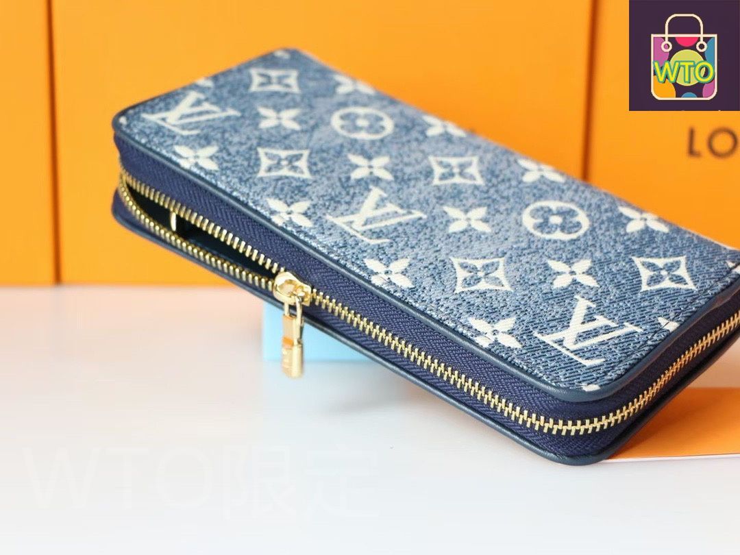 今日特価】Louis Vuitton ルイ・ヴィトン モノグラムデニムウォレット